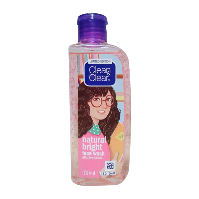 Clean and clear natural online bright face wash