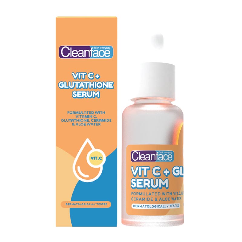 Clean Face Vitamin C + Glutathione Serum 20ml | Gogobli