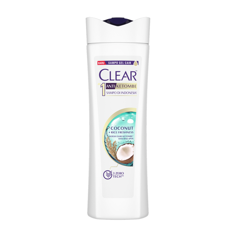 Clear Women Shampoo Coconut Plus Rice Freshness 300ml | Gogobli