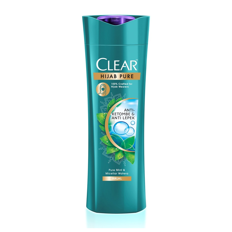 Clear Hijab Pure Anti-Dandruff Shampoo Anti Lepek 300ml (ED: Agust 23) | Gogobli