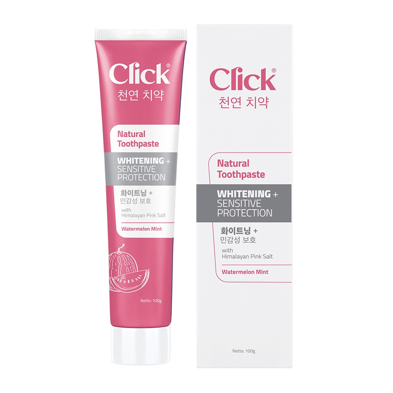 Click Natural Toothpaste Whitening + Sensitive Protection 100gr | Gogobli