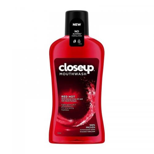 Close Up Mouthwash Red Hot 300ml (ED: Okt 24) | Gogobli