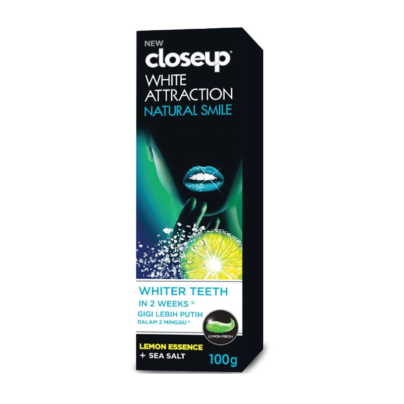 Close Up White Fresh Lemon Sea Salt 100gr | Gogobli
