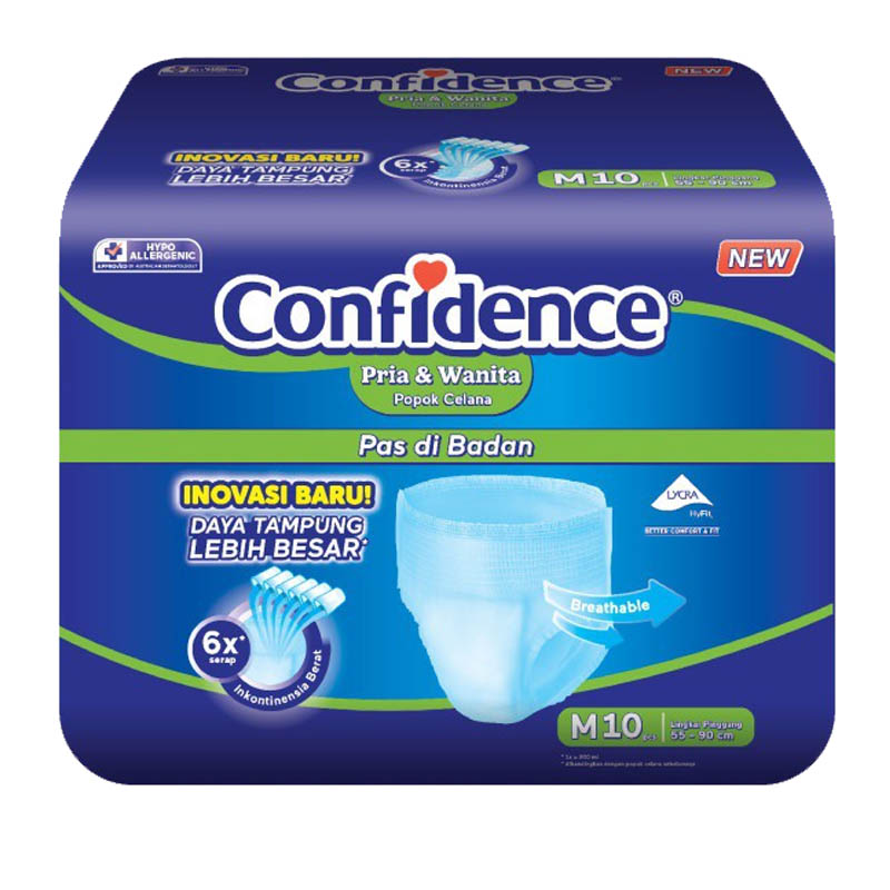 Confidence Adult Pants Heavy Flow M 10s | Gogobli