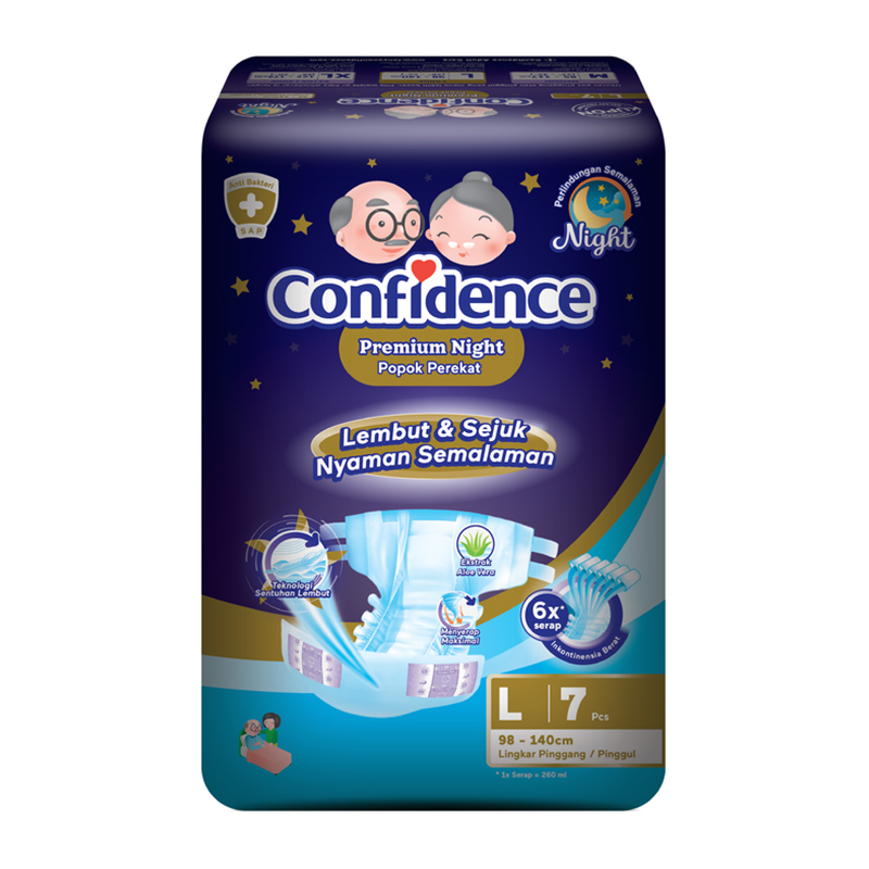 Confidence Adult Premium Night L 7s | Gogobli