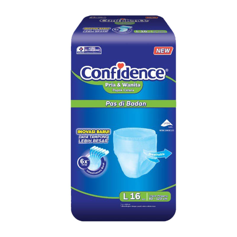Confidence Adult Pants Heavy Flow L 16s | Gogobli