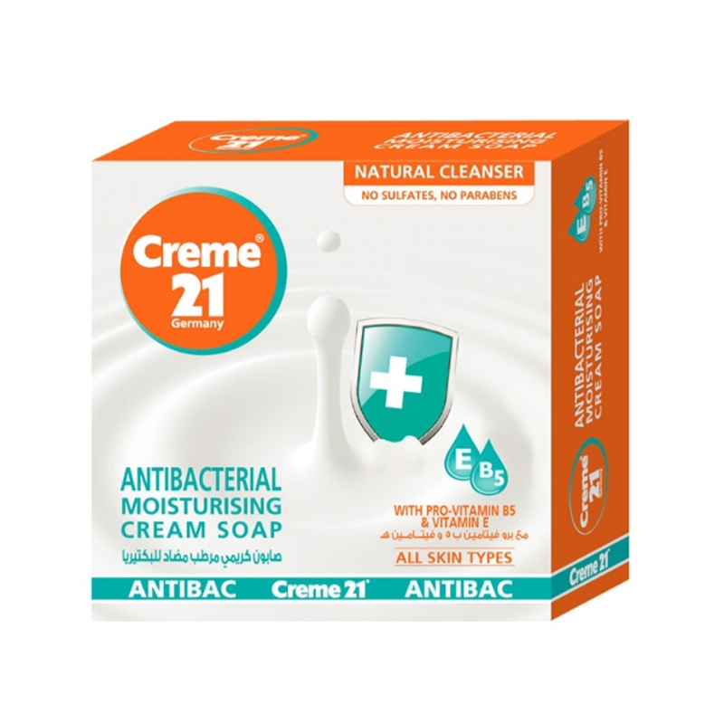 Creme 21 Antibacterial Moisturising Cream Soap 125gr | Gogobli