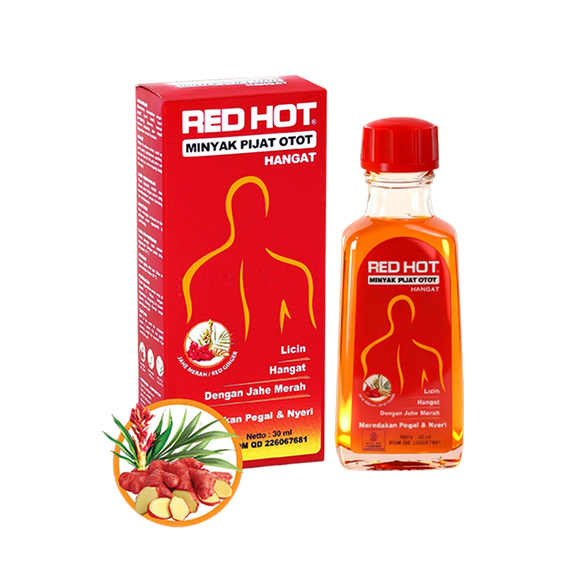 Red Hot Minyak Pijat Otot 30ml | Gogobli