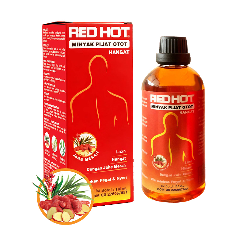 Red Hot Minyak Pijat Otot 110ml | Gogobli