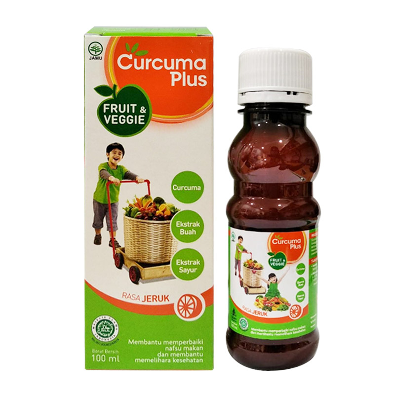 Curcuma Plus Fruit And Veggie Orange 100ml | Gogobli