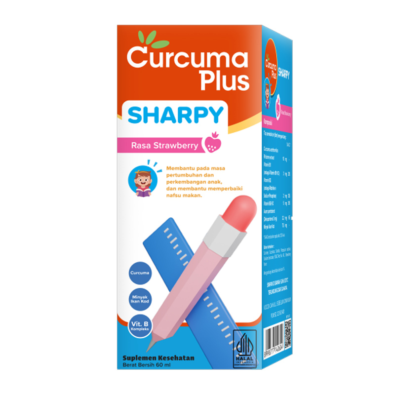 Curcuma Plus Sharpy Strawberry 60ml | Gogobli