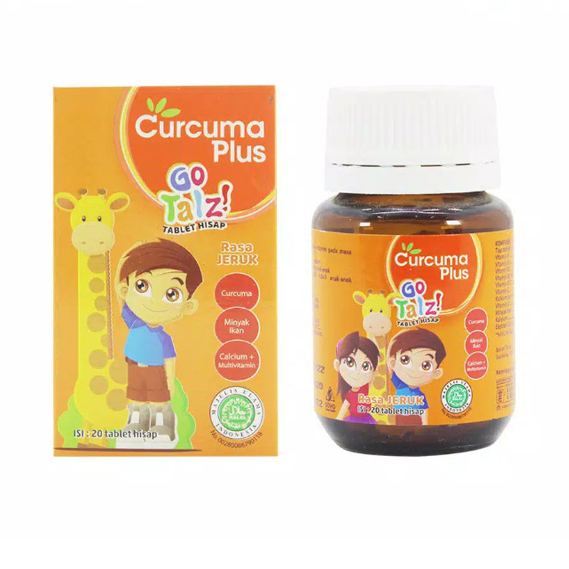 Curcuma Tablet Go Talz! Orange @20 Tablet | Gogobli