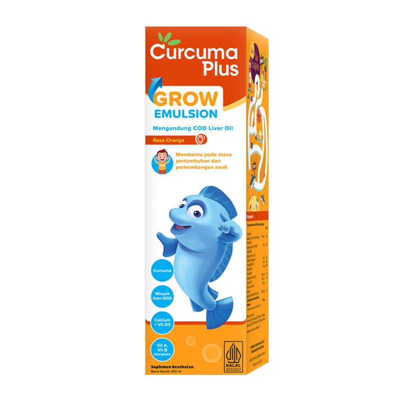 Curcuma Plus Grow Emulsion Orange 200ml | Gogobli