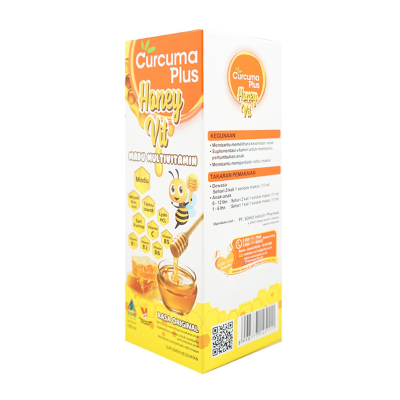 Curcuma Plus Honey Vitamin Original 100ml (ED: Feb 24) | Gogobli