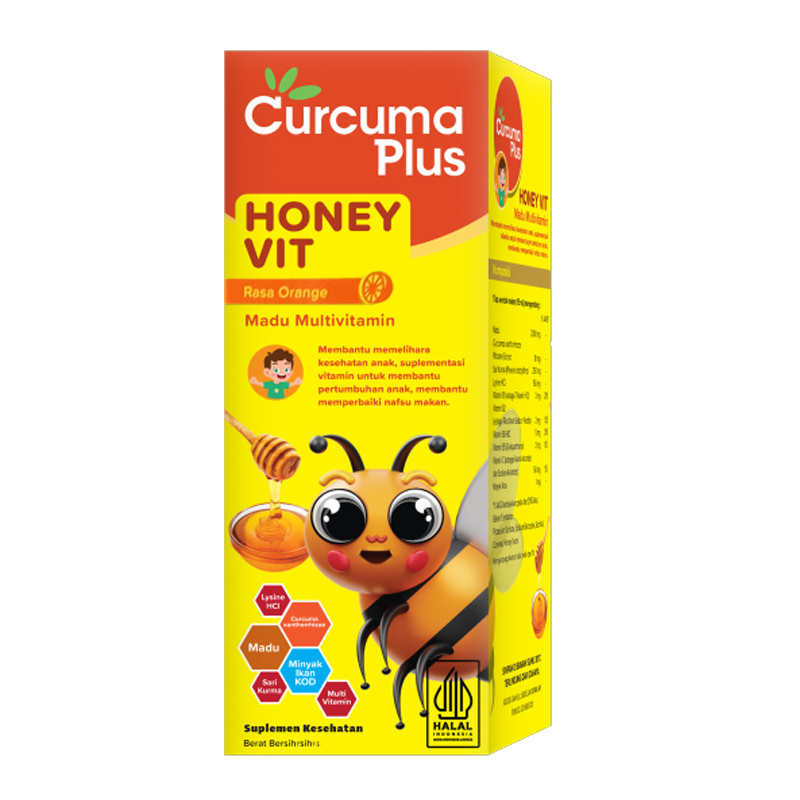 Curcuma Plus Honey Vitamin Orange 100ml | Gogobli