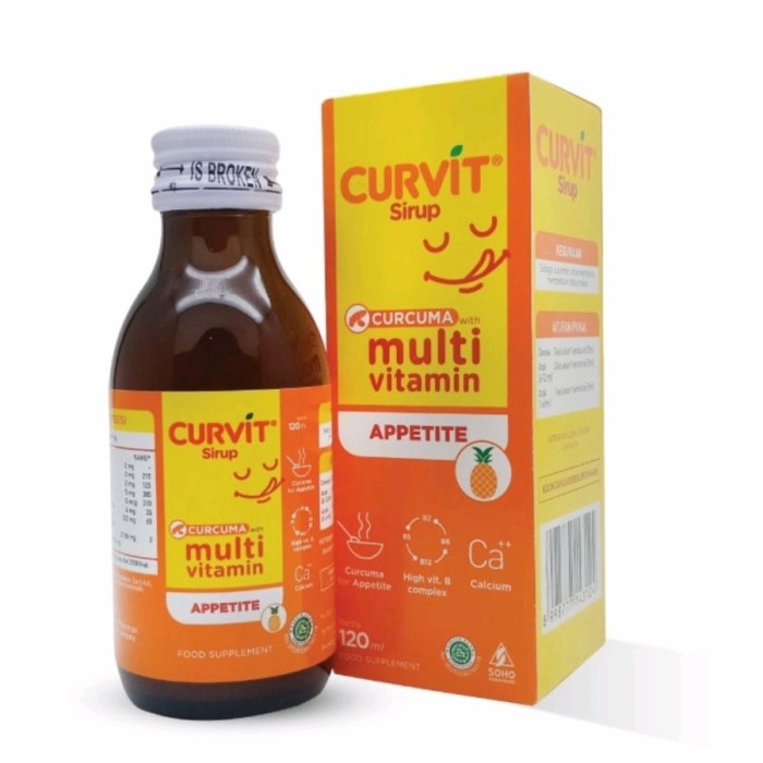 Curvit Syrup Appetite 120ml | Gogobli