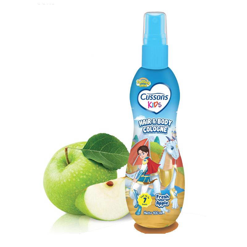 Cussons Kids Hair And Body Cologne Fresh Apple 100ml | Gogobli
