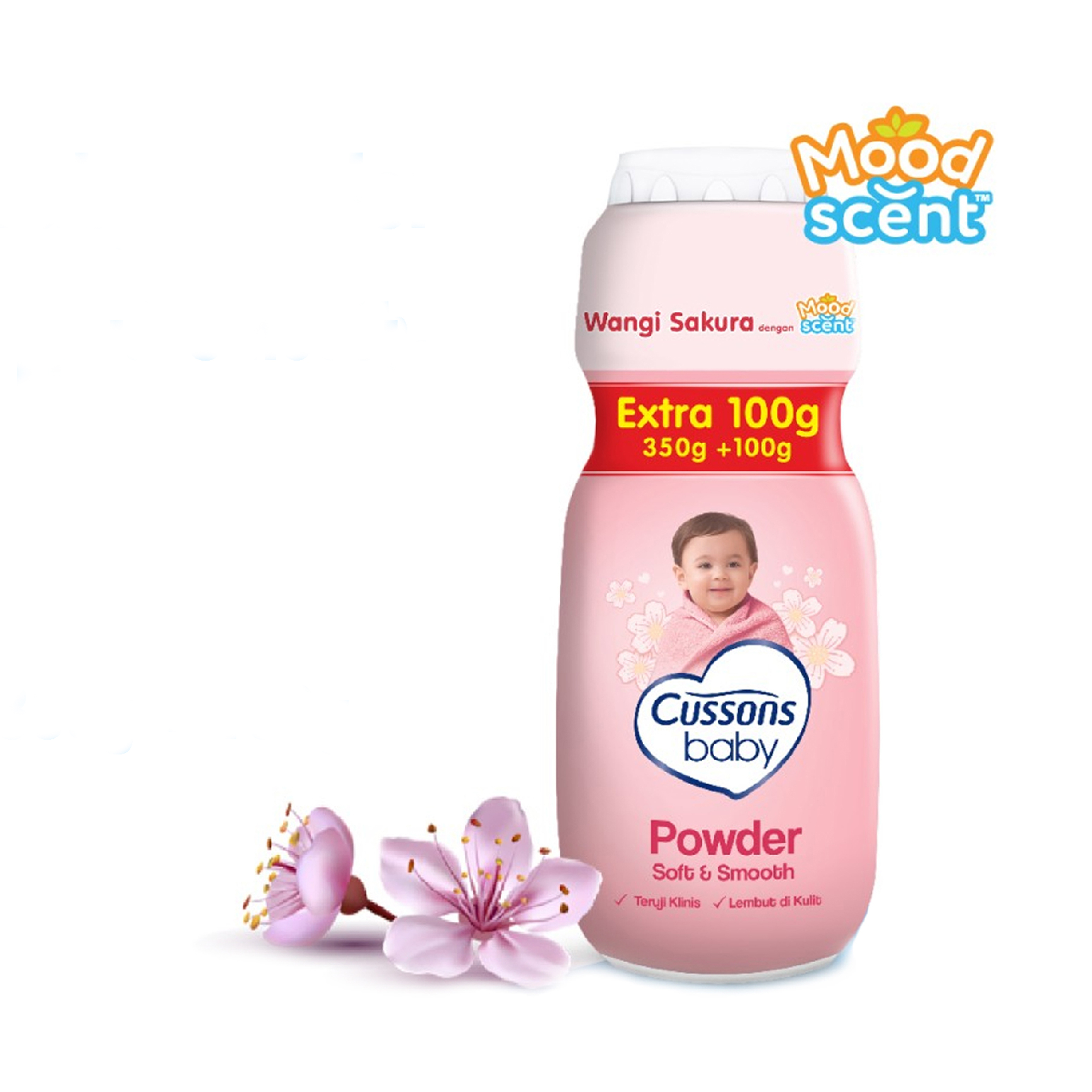 Cussons Baby Powder Soft And Smooth Extra Fill 350gr+100gr | Gogobli