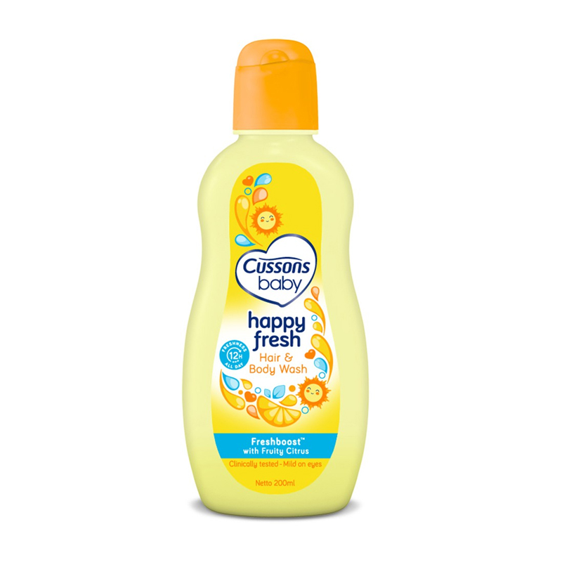 Cussons Baby Hair And Body Wash Happy Fresh 200ml | Gogobli