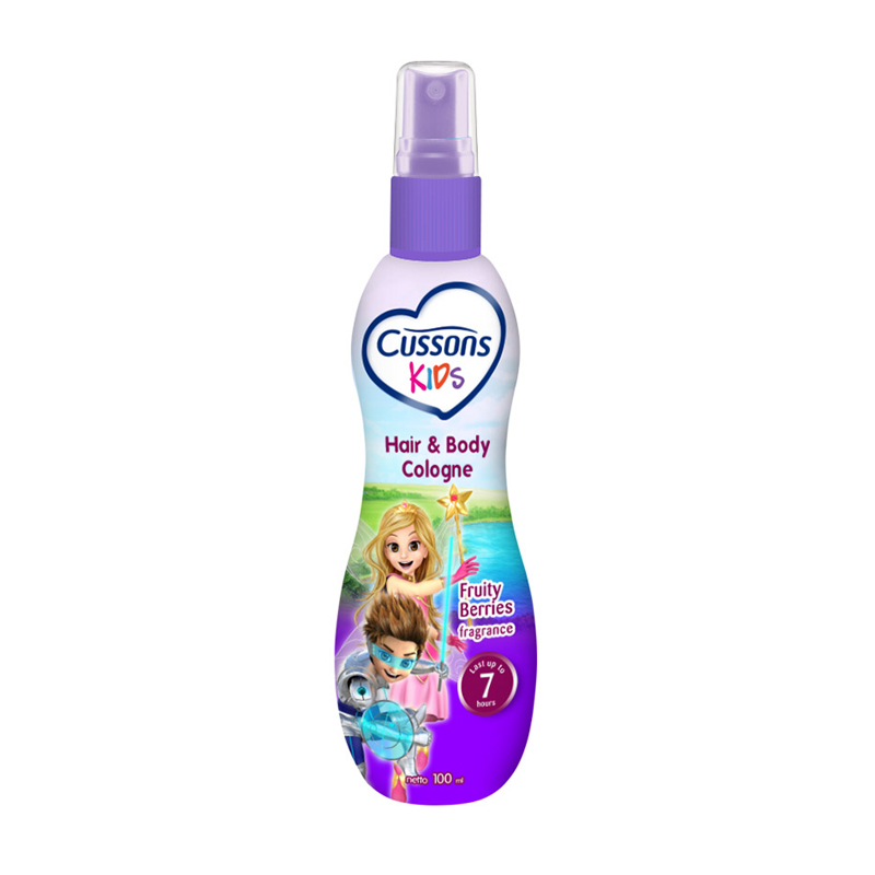 Cussons Kids Hair And Body Cologne Fruity Berries 100ml | Gogobli