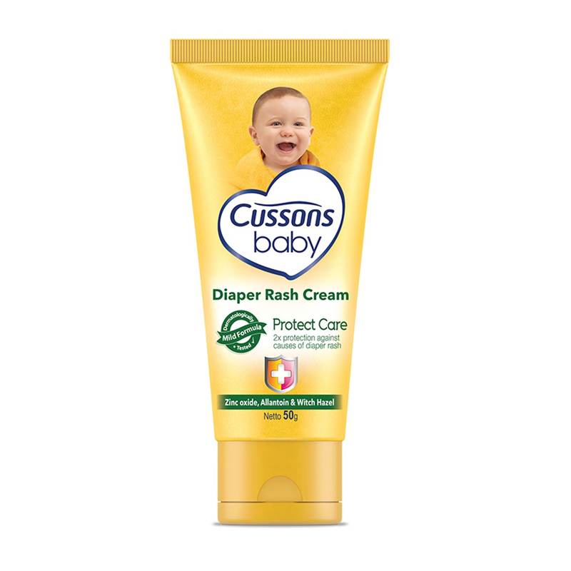 Cussons Baby Diaper Rash Cream Protect Care 50gr (ED: Agust 23) | Gogobli