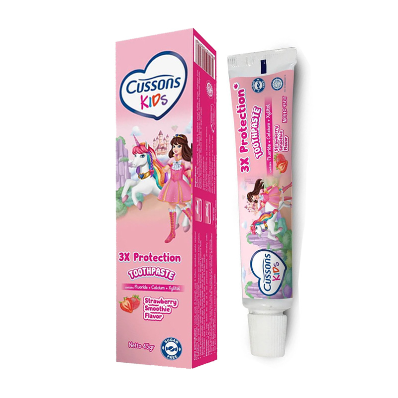 Cussons Kids Toothpaste Strawberry Smoothie 45gr | Gogobli
