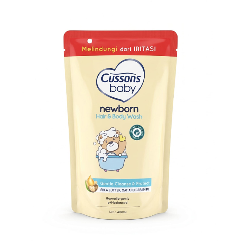 Cussons Baby Newborn Hair And Body Wash Refill 400ml | Gogobli