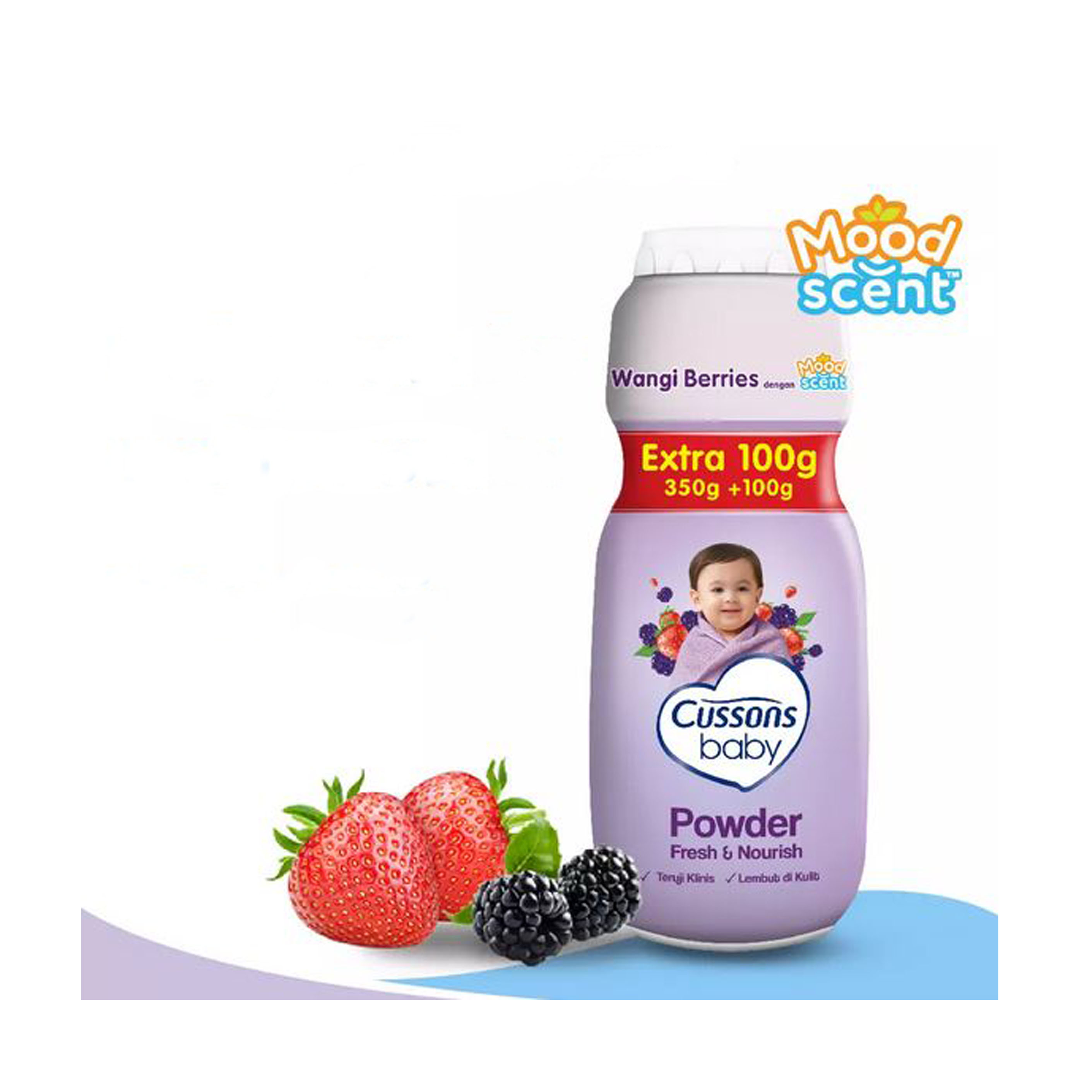 Cussons Baby Powder Fresh And Nourish Extra Fill 350gr+100gr | Gogobli