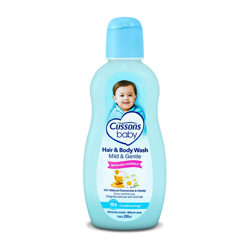 Cussons Baby Hair And Body Wash Mild And Gentle 200ml | Gogobli
