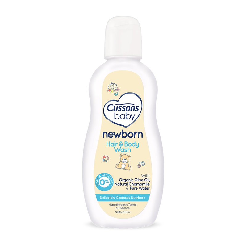Cussons Baby Newborn Hair And Body Wash 200ml | Gogobli