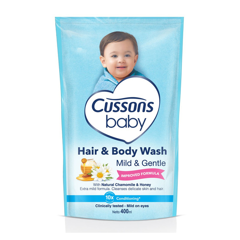 Cussons Baby Hair And Body Wash Mild And Gentle Doy Refill 400ml | Gogobli