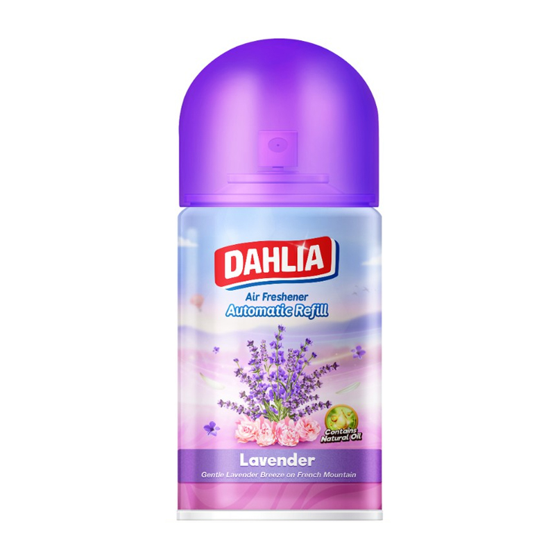 Dahlia Air Freshener Automatic Refill Fresh Lavender 225ml | Gogobli