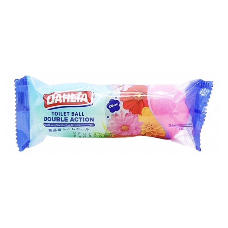 Dahlia Toilet Ball Classic 120gr 3pcs | Gogobli