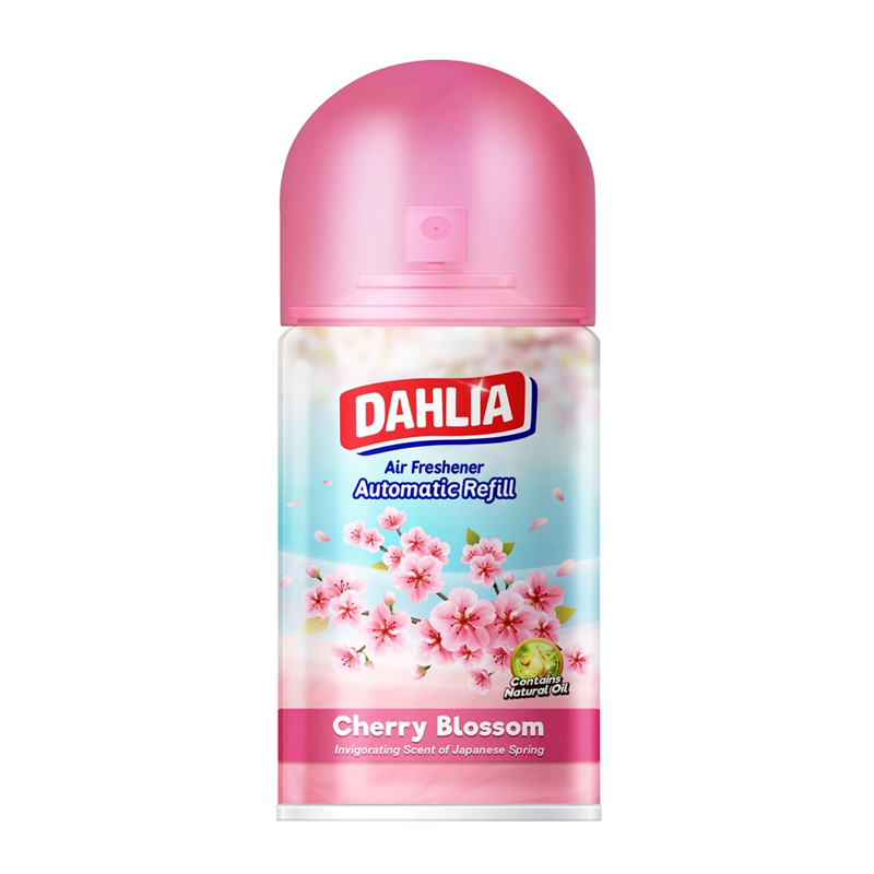 Dahlia Air Freshener Automatic Refill Cherry Blossom 225ml | Gogobli