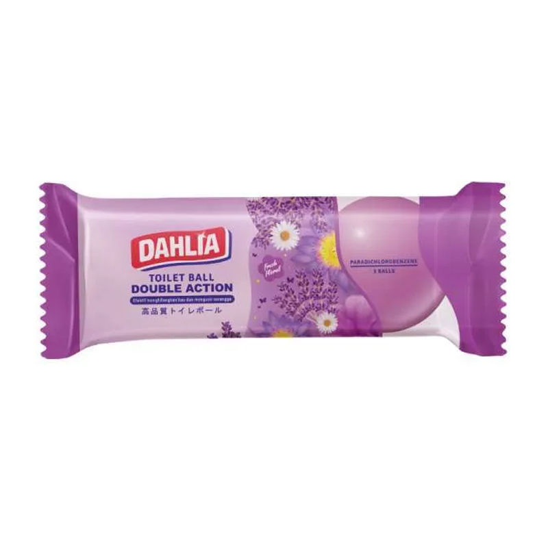Dahlia Toilet Ball Fresh Floral 3pcs | Gogobli