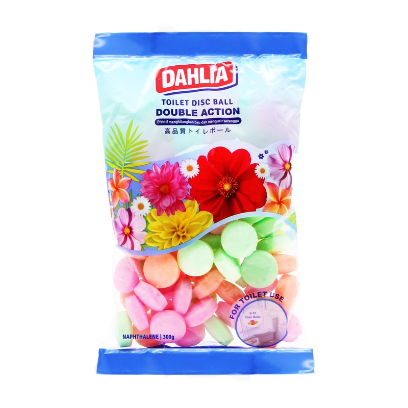 Dahlia Napthalene Disk Ball Warna 300gr | Gogobli