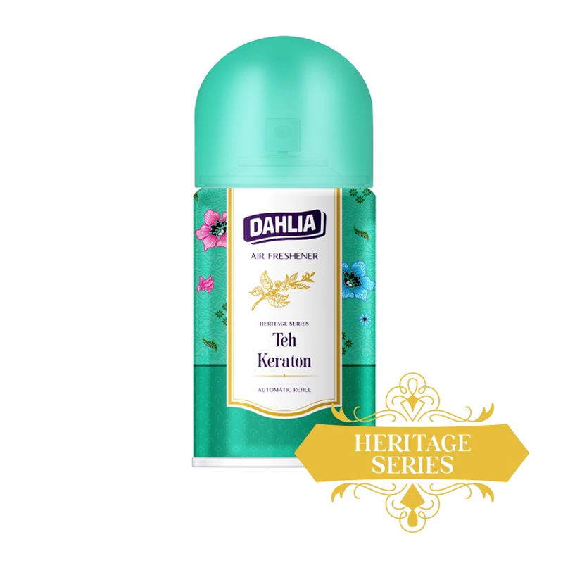 Dahlia Air Freshener Automatic Refill Heritage Teh Keraton 225ml | Gogobli
