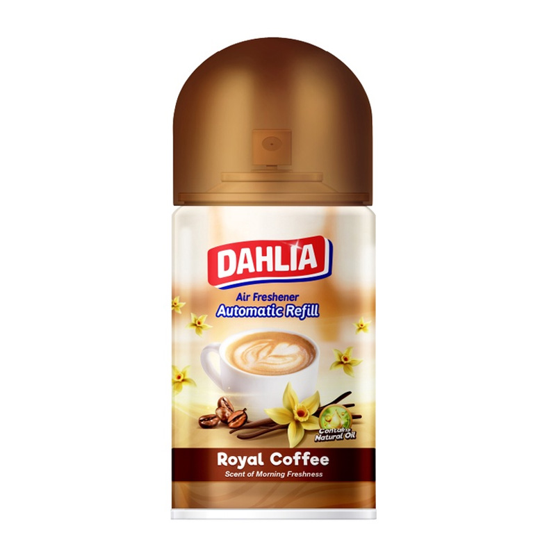 Dahlia Air Freshener Automatic Refill Royal Coffee 225ml | Gogobli
