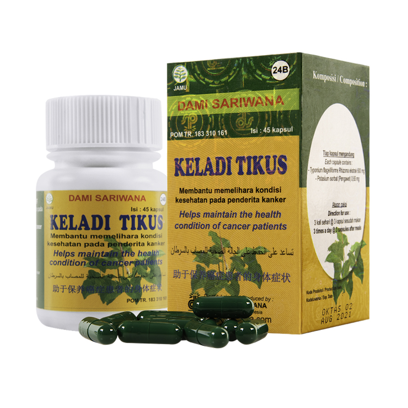Dami Sariwana Keladi Tikus 45 Kaps | Gogobli