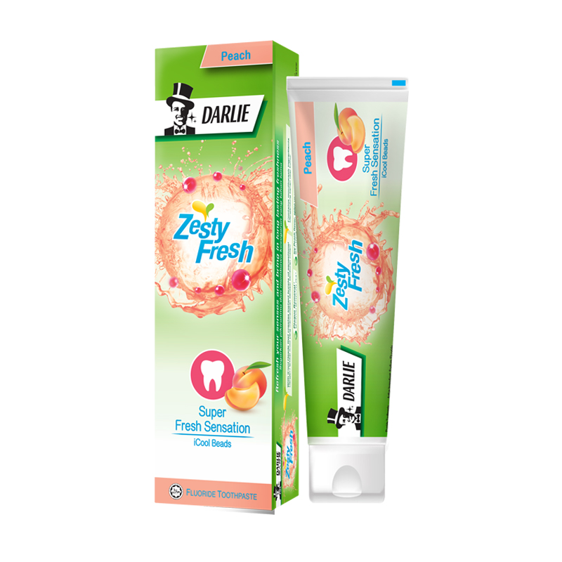 Darlie Zesty Fresh Peach 120gr (ED: Agust 25) | Gogobli