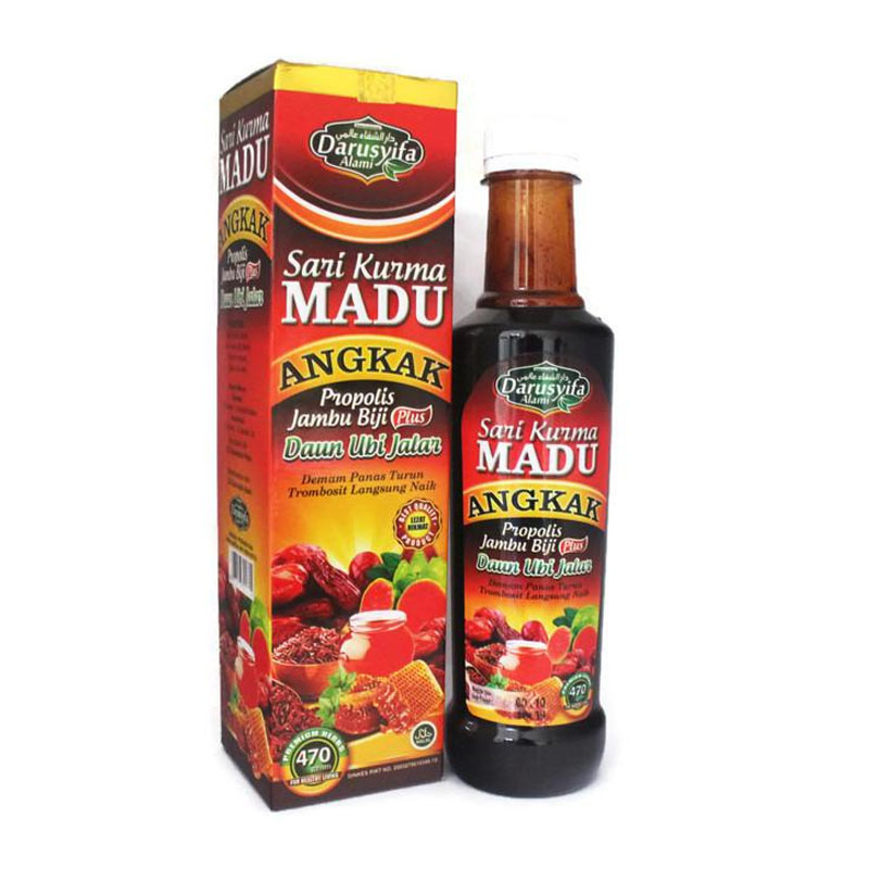 Darusyifa Sari Kurma Madu Angkak Plus Daun Ubi Jalar 470gr | Gogobli