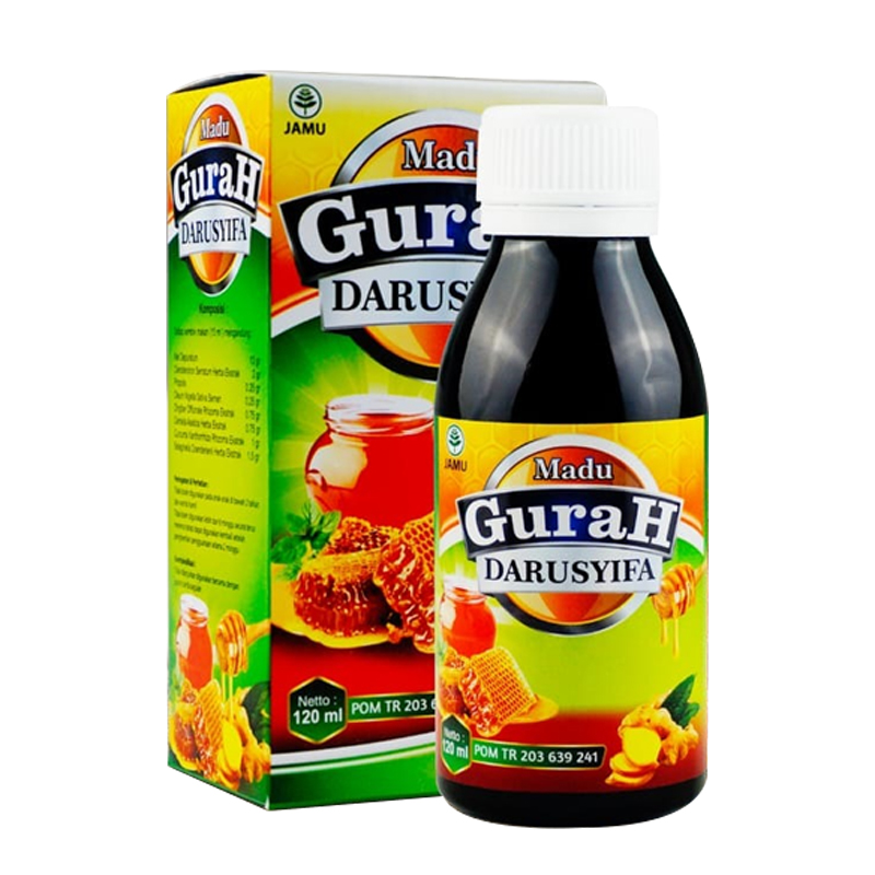 Darusyifa Madu Gurah Flu Dan Batuk Plus Daun Saga 120ml | Gogobli