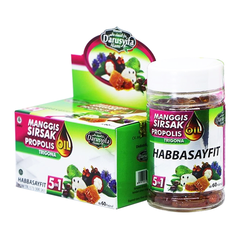 Darusyifa HabbasayFit 5in1 Manggis Sirsak Propolis Trigona Oil 60 Kapsul | Gogobli