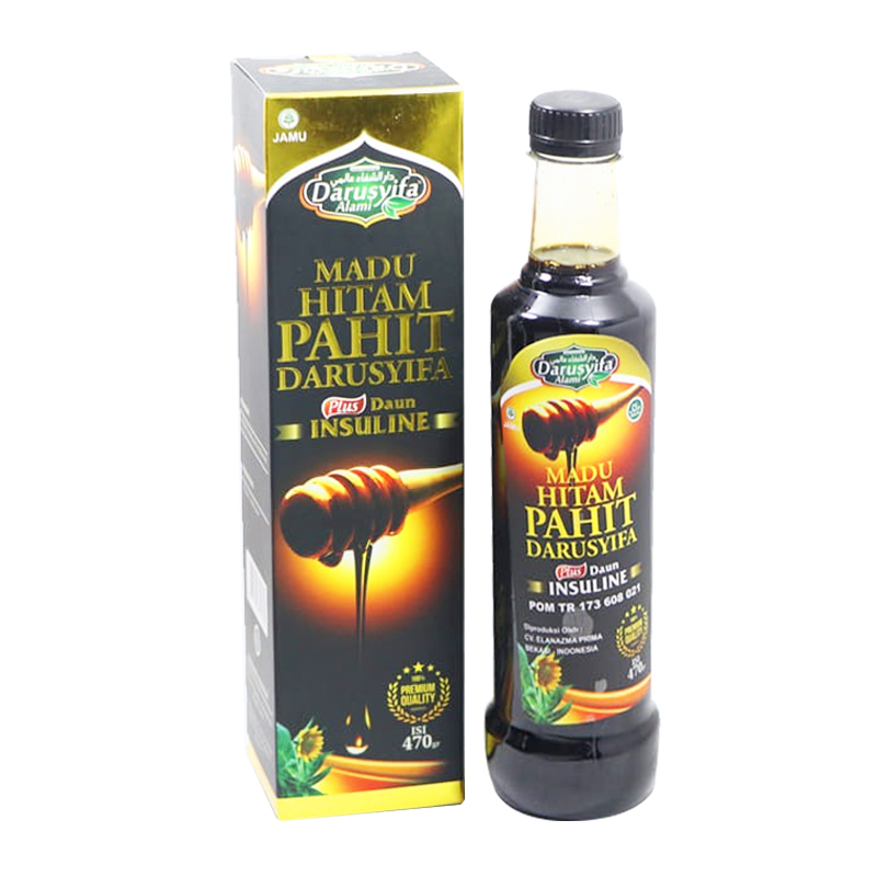 Darusyifa Madu Hitam Pahit Insuline 470gr | Gogobli