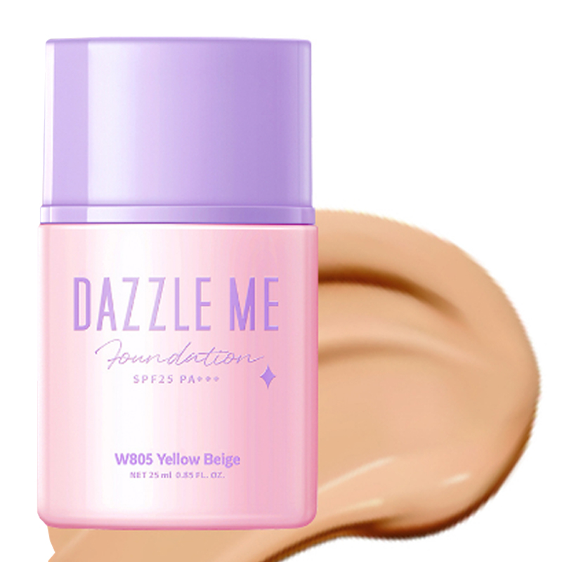 Dazzle Me Day By Day Foundation W805 Yellow Beige 25ml | Gogobli