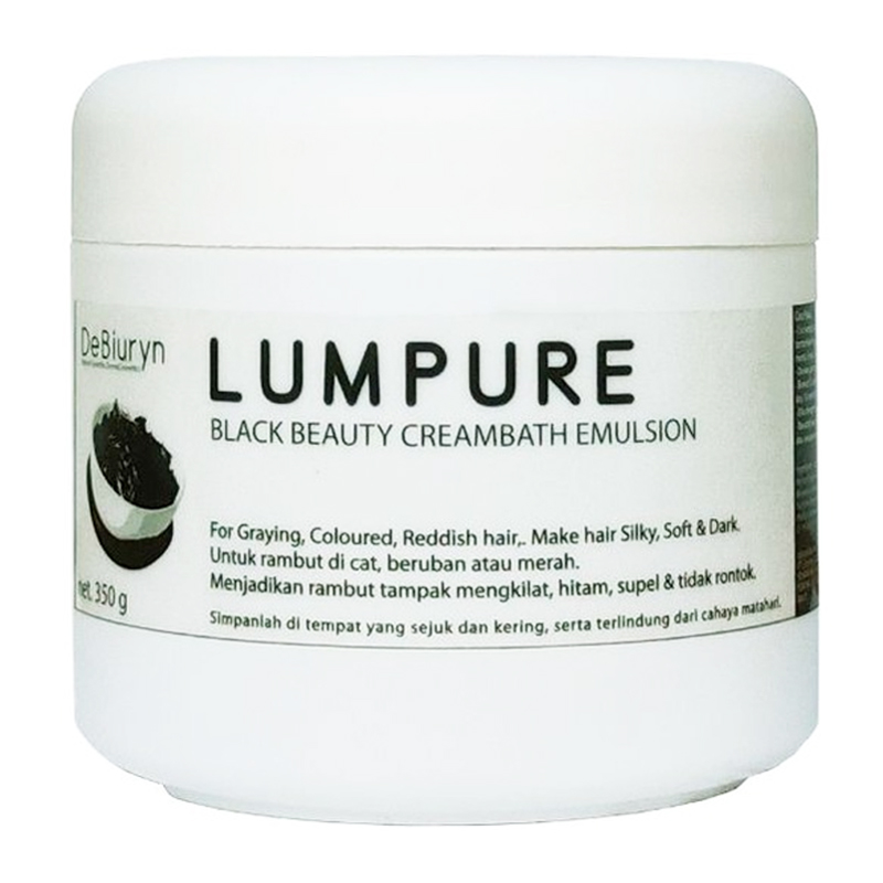DeBiuryn Lumpure Black Beauty Creambath Emulsion (Anti Uban) 350gr | Gogobli