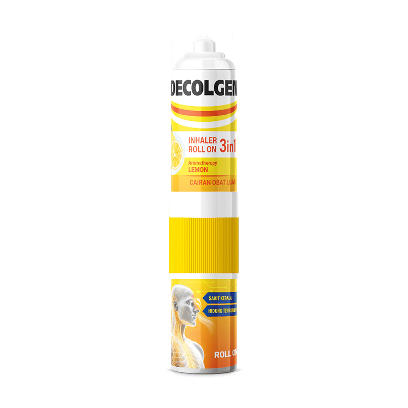 Decolgen Inhaler Roll On 3in1 Lemon | Gogobli