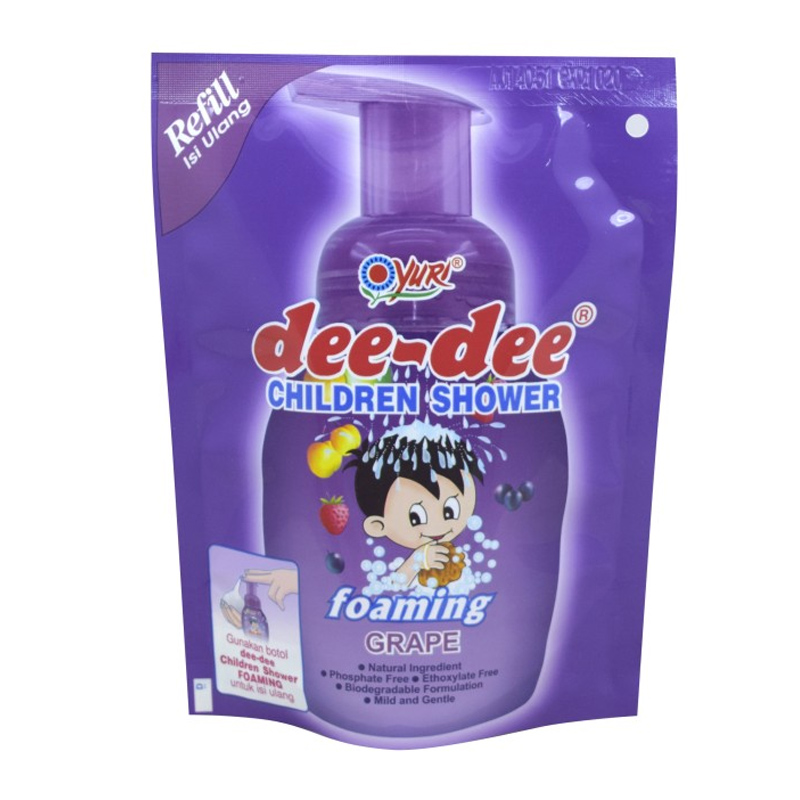 Dee Dee Children Shower Foaming Grape 200ml Pouch | Gogobli