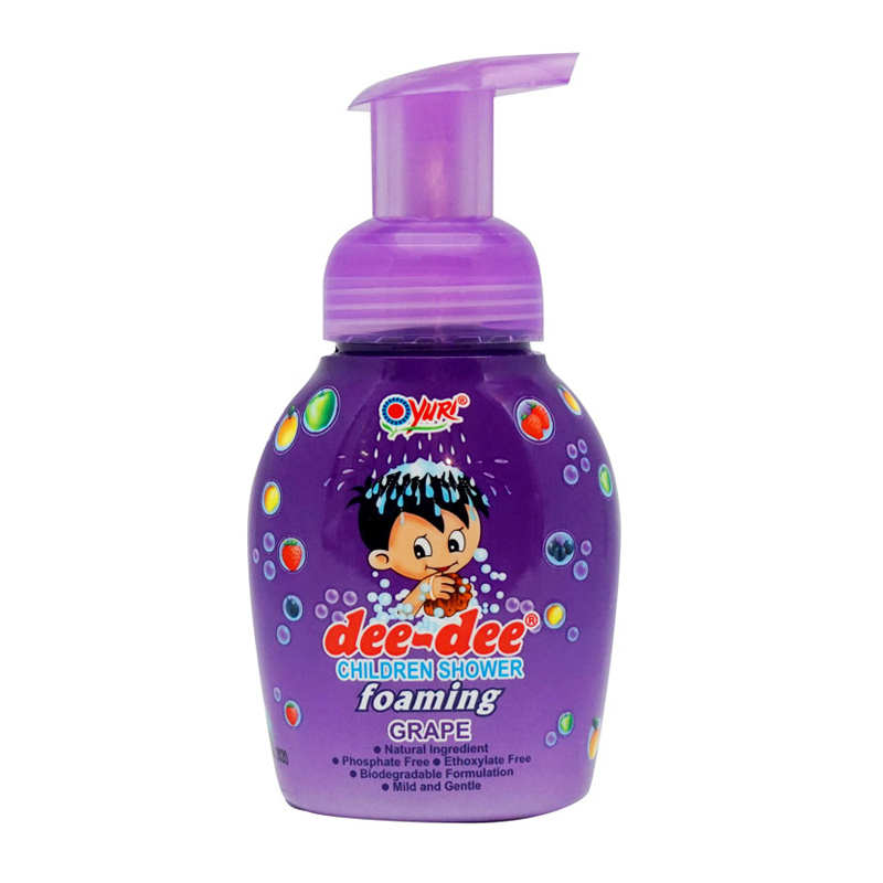 Dee Dee Children Shower Foaming Grape 225ml Botol Pump | Gogobli