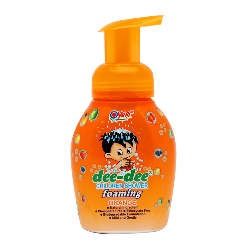 Dee Dee Children Shower Foaming Orange 225ml Botol Pump | Gogobli